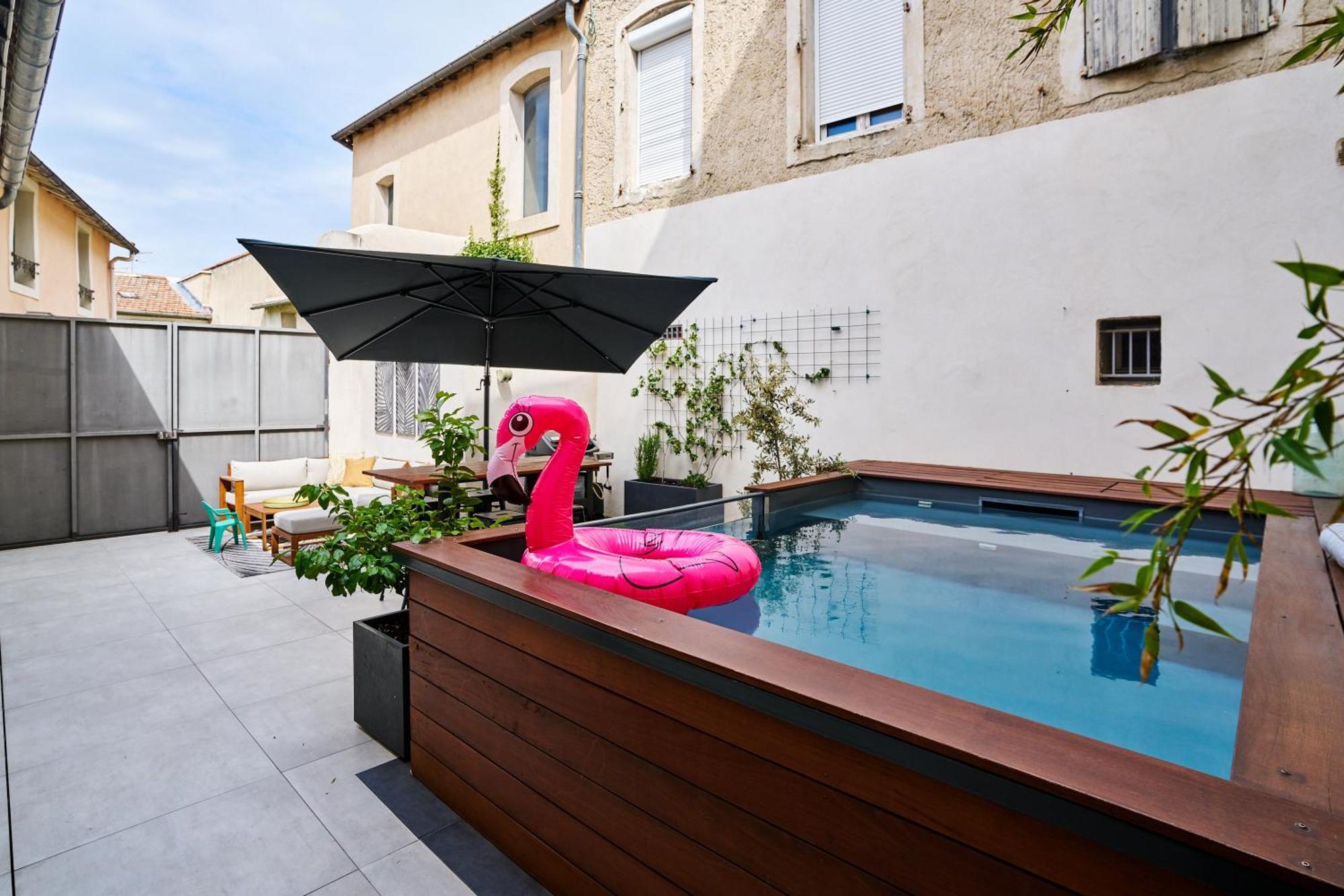 Maison De Ville Moderne Climatisee Avec Piscine Morieres-les-Avignon Exterior photo